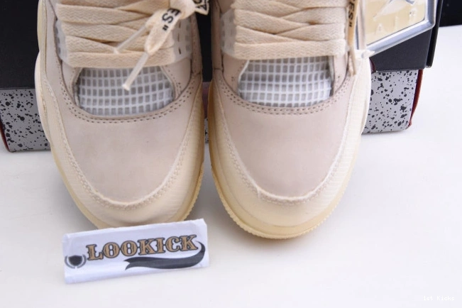 1st Kicks Shoes CV9388-100 x Off-White 4 Sail Jordan Air 0721